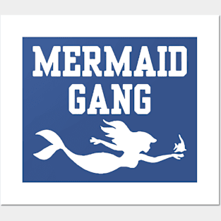 mermaid gang5 Posters and Art